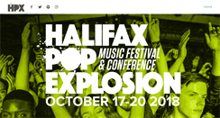 Desktop Screenshot of halifaxpopexplosion.com