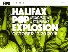 Tablet Screenshot of halifaxpopexplosion.com